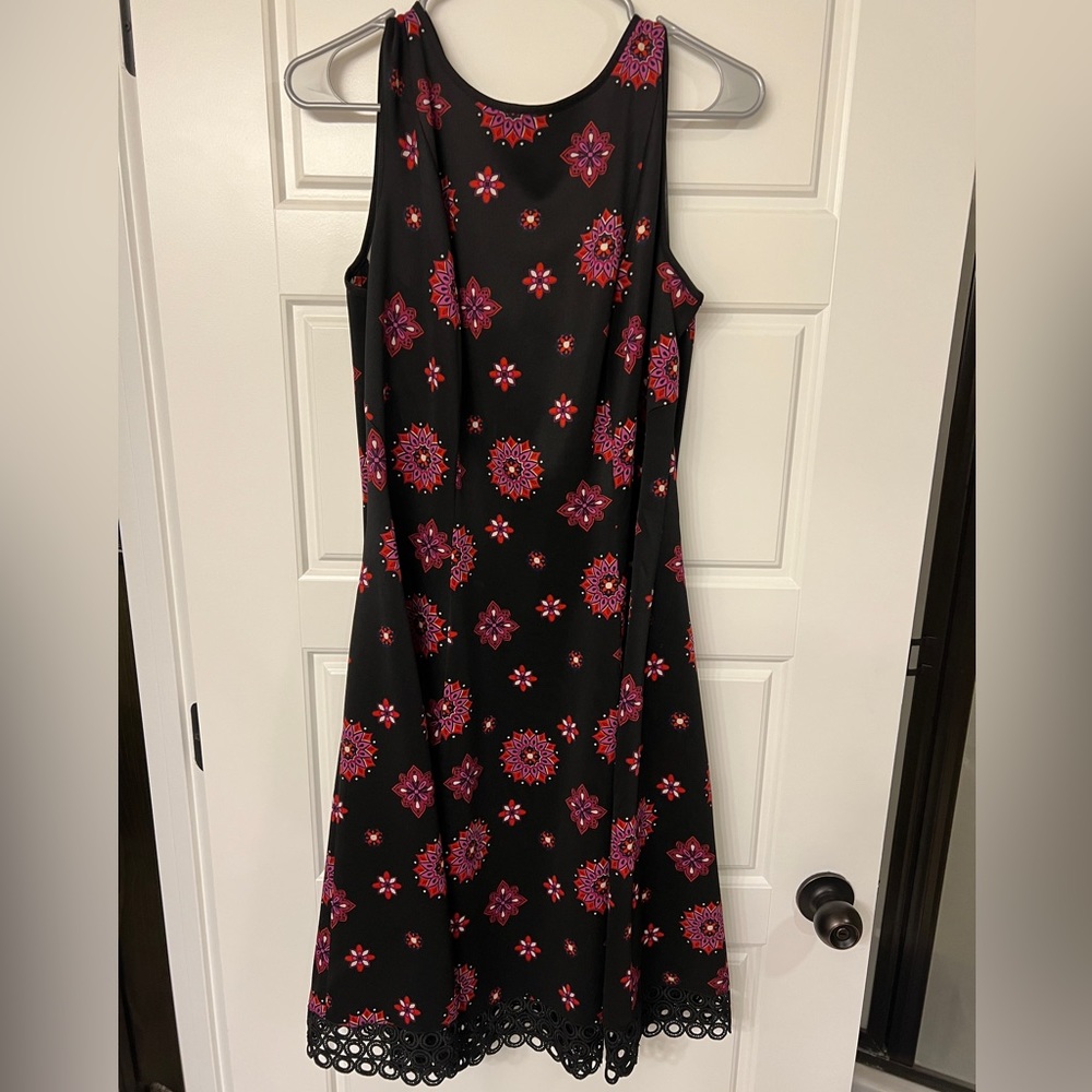 Black Medallion Dress